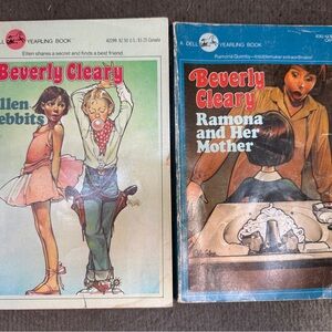 Vintage Beverly Cleary Book Set - Ellen Tebbits & Ramona and Her Mother